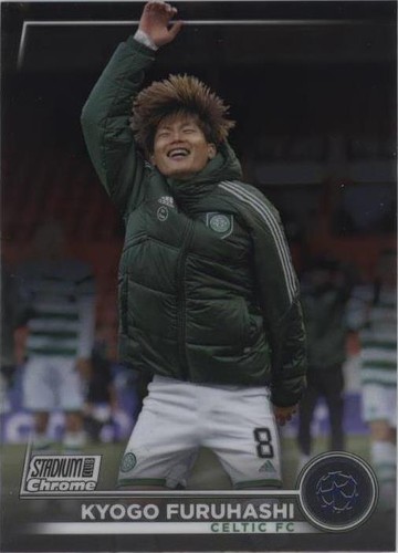 2022-23 Topps Stadium Club Chrome UEFA Club Competitions Kyogo Furuhashi #86