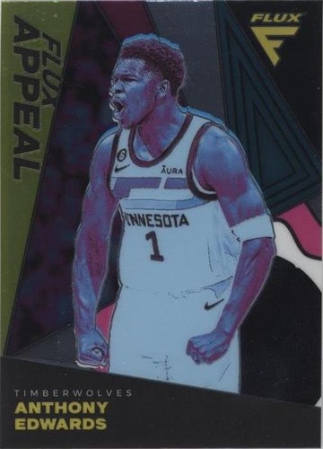 2022-23 Panini Flux FLUX APPEAL #19 ANTHONY EDWARDS Minnesota