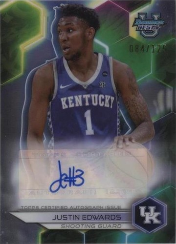 2023-24 Bowman University Best - Justin Edwards #B23-JE