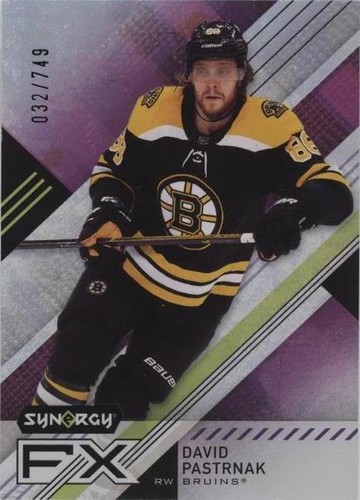 2021-22 Upper Deck Synergy - David Pastrnak #FX-DP