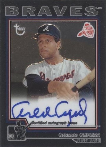 2004 Topps Retired Signature Edition - Orlando Cepeda #TA-OC