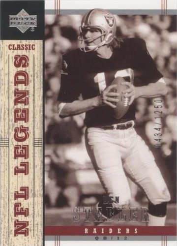 2004 Upper Deck NFL Legends Ken Stabler #106