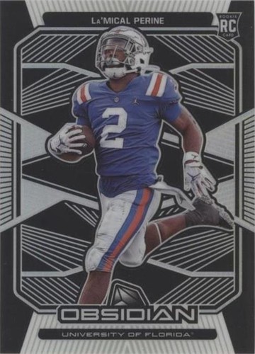 2020 Panini Obsidian Draft Picks La'mical Perine #44