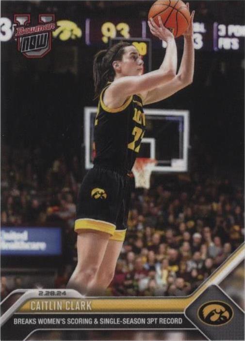 2023-24 Bowman U Now Caitlin Clark #59/15204 Rookie Card Collectible