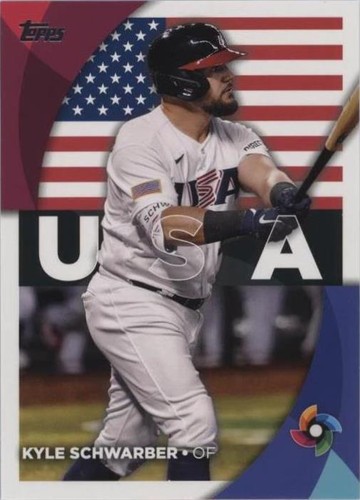 2023 Topps Series 2 - Kyle Schwarber #WBC-36