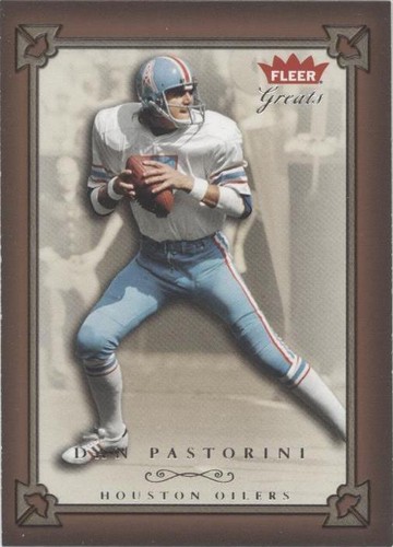 2004 Fleer Greats Dan Pastorini #55