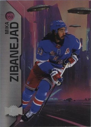 2023-24 Skybox Metal Universe - Mika Zibanejad #059