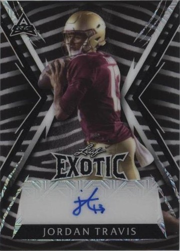 2023 Leaf Exotic Jordan Travis #BA-JT3