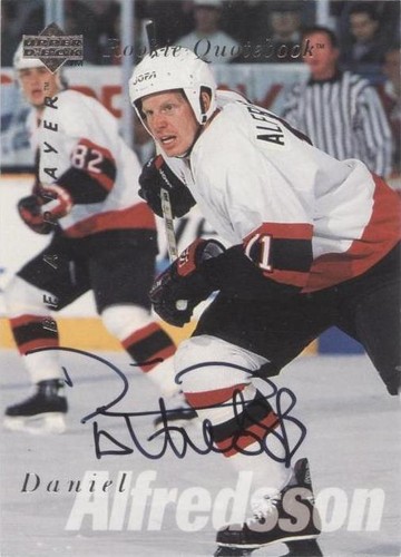 1995-96 Upper Deck Be a Player - Daniel Alfredsson #S171