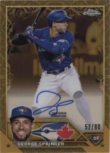 2023 Topps Gilded Collection - George Springer #CGA-GS