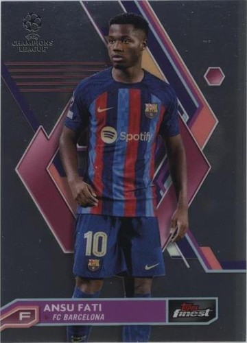 2022-23 Topps Finest UEFA Club Competitions Ansu Fati #35