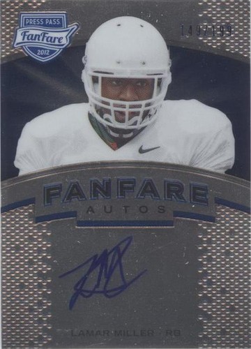 2012 Press Pass Fanfare Lamar Miller #FF-LM