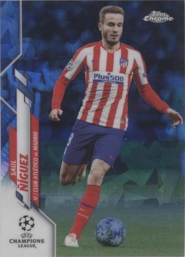 2019-20 Topps Chrome UCL Sapphire Edition Saul #38