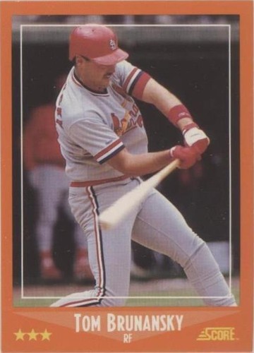 1988 Score Rookies & Traded - Tom Brunansky #5T