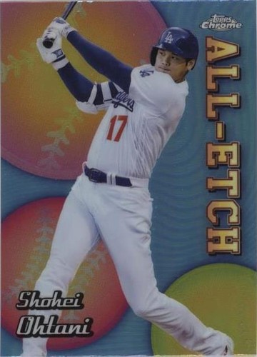 大谷翔平 2024Topps Image Variation SP #1 Shohei Ohtani 2024 Topps Chrome #1 Image Variation - Green