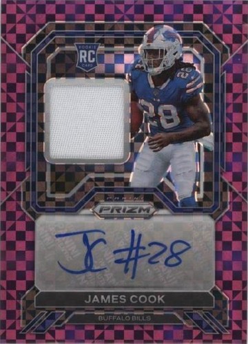 2022 Panini Prizm James Cook #RPA-JC