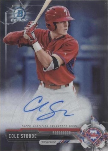 2017 Bowman Chrome - Cole Stobbe #CPA-CS