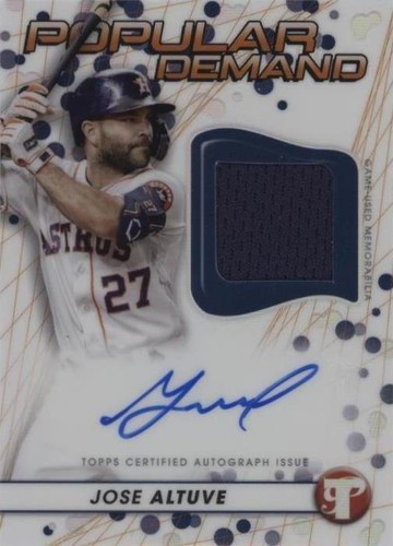 2023 Topps Pristine - Jose Altuve #DPAR-JA