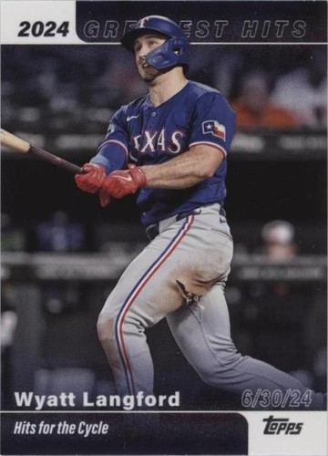 2025 Topps Black And White Wyatt Langford | eBay