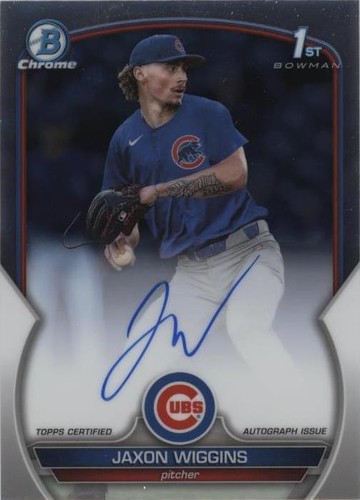 2023 Bowman Draft - Jaxon Wiggins #CDA-JWG