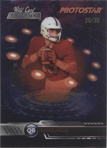 2021 Wild Card Alumination Davis Mills #PS-8