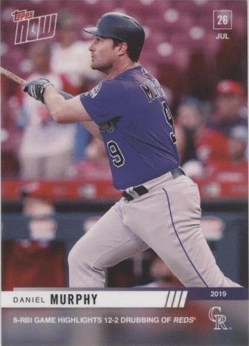 2019 Topps Now - Daniel Murphy #581