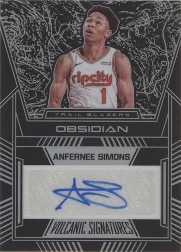 2019-20 Panini Obsidian - Anfernee Simons #VS-ASM