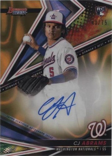 2022 Bowman's Best - C.J. Abrams #B22-CA