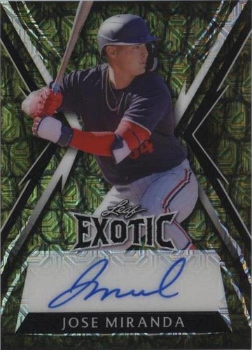2023 Leaf Exotic - Jose Miranda #BA-JM3