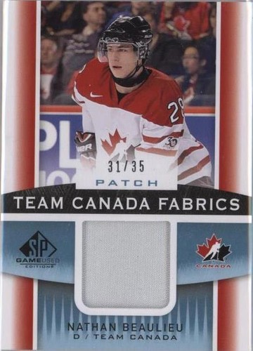 2013-14 SP Game Used Edition - Nathan Beaulieu #TC-NB