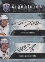 2007-08 Upper Deck Be a Player - Jason Pominville Thomas Vanek #2S-PV