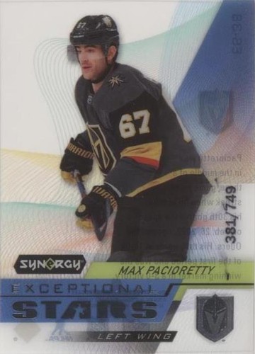 2020-21 Upper Deck Synergy - Max Pacioretty #ES-38