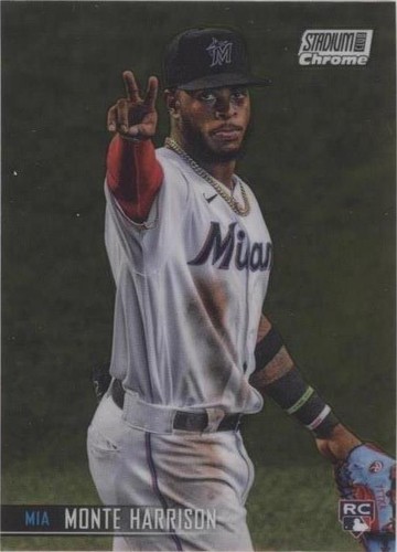 2021 Topps Stadium Club Chrome - Monte Harrison #156
