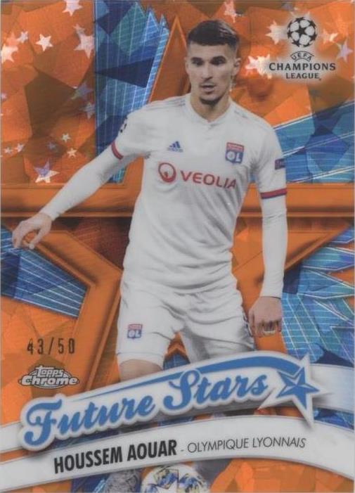 2019-20 Topps Chrome UCL Sapphire Edition Houssem Aouar #FS-HA