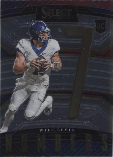 2023 Panini Select Draft Picks Will Levis #SN-WL