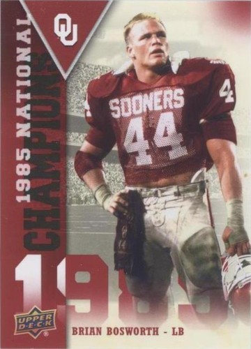 2011 Upper Deck University of Oklahoma Brian Bosworth #NC-BB