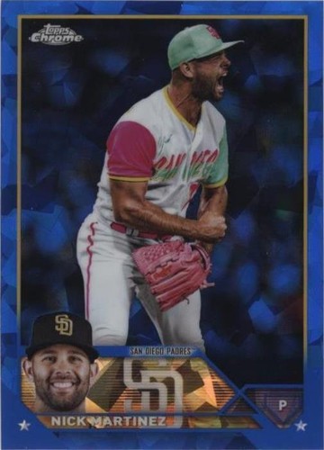 2023 Topps Chrome Update Series Sapphire Edition - Nick Martinez #USCS10