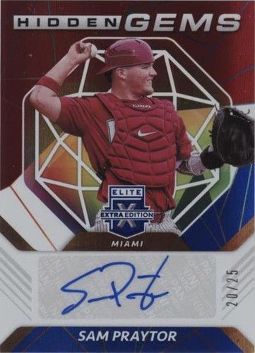 2021 Panini Elite Extra Edition - Sam Praytor #HG-SP