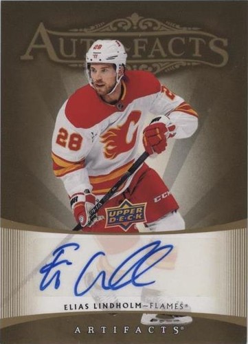 2021-22 Upper Deck Artifacts - Elias Lindholm #RAF-EL