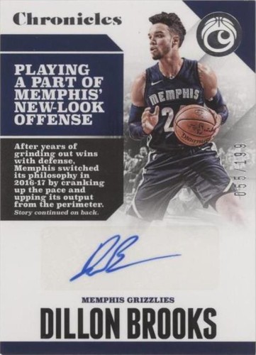 2017-18 Panini Chronicles - Dillon Brooks #CA-DBK