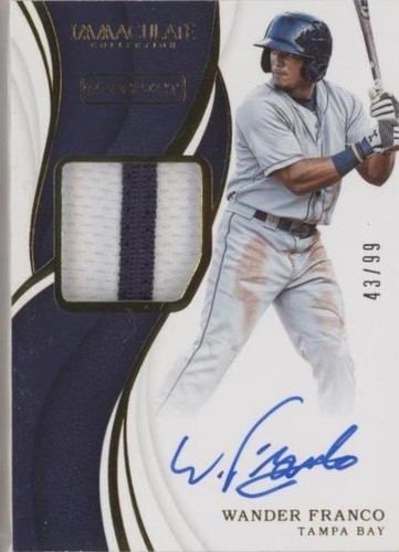 2019 Panini Immaculate Collection - Wander Franco #PPA-WF