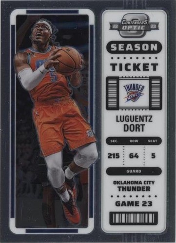 2022-23 Panini Contenders Optic - Luguentz Dort #77