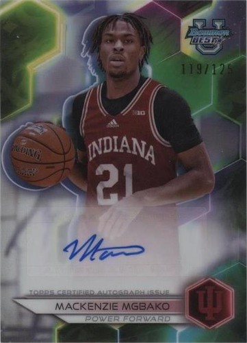 2023-24 Bowman University Best - Mackenzie Mgbako #B23-MM