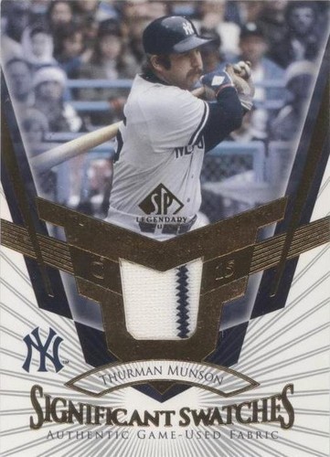 2004 SP Legendary Cuts - Thurman Munson #SS-TM