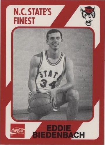 1989 Collegiate Collection North Carolina State Wolfpack - Eddie Biedenbach #21