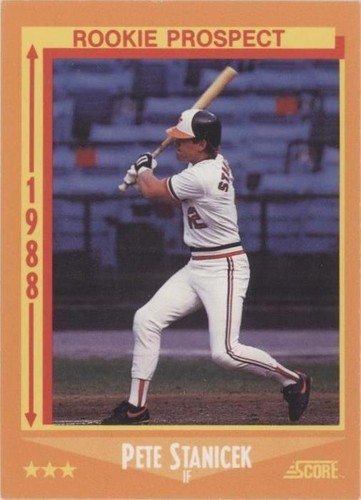 1988 Score - Pete Stanicek #628