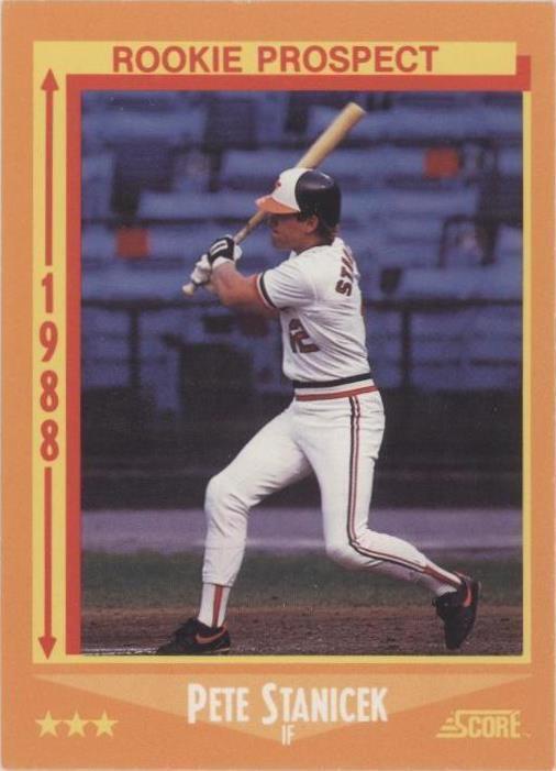 1988 Score - Pete Stanicek #628