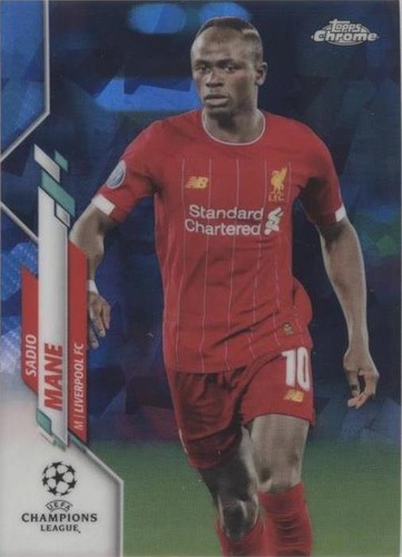 2019-20 Topps Chrome UCL Sapphire Edition Sadio Mané #90