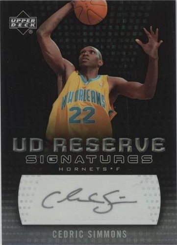 2006-07 UD Reserve - Cedric Simmons #RA-CS