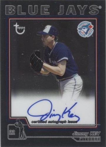 2004 Topps Retired Signature Edition - Jimmy Key #TA-JK